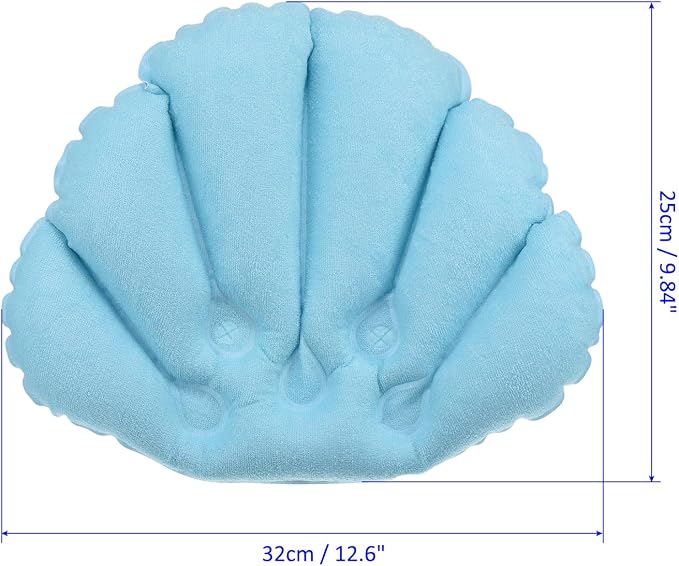 M METERXITY 2 Pack Inflatable Bath Pillow - Image 4