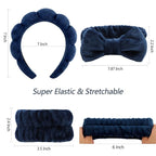 VELSCRUN Spa Headband, Makeup Face Wash Skincare Headbands, Stuff - Image 6