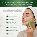 Jade Roller and Gua Sha Set for Face & Body – 4-Piece Authentic Jade Facial - Image 4