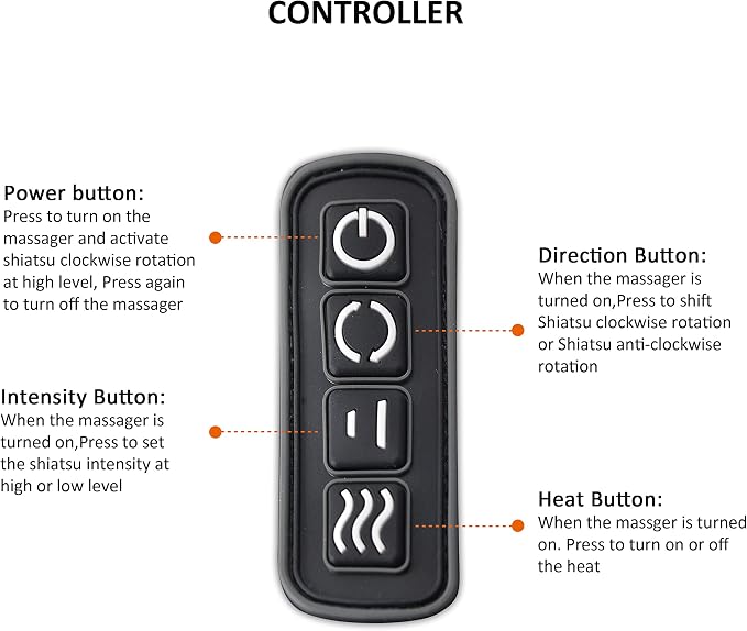 Snailax Cordless Neck Massager, Shiatsu Back Shoulder Massager - Image 8