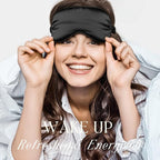 Silk Satin Sleeping Eye Mask, Soft Breathable Blackout Eyeshade Eye Cover - Image 6