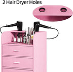 4ever2buy Salon Station for Hair Stylist, Salon Trolley Cart - Image 3