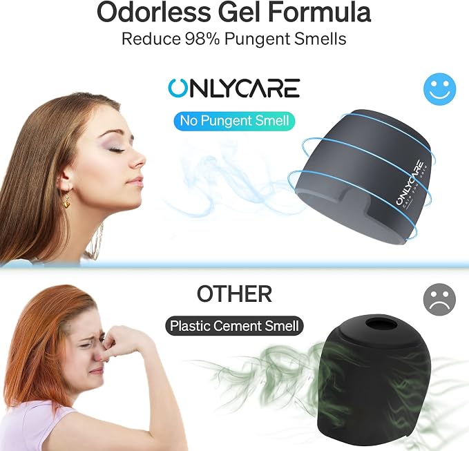 ONLYCARE Migraine Relief Cap, Soothing Migraine Mask, Upgraded Odorless Gel Ice - Image 3