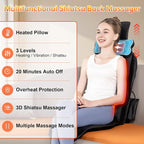 Shiatsu Back Massager with Heat, Massage Chair Pad - Image 2