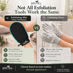 Exfoliating glove for Shower & Exfoliating body scrubber – 100% Vegan Viscose - Image 10