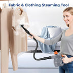 Steam Cleaner, Pressurized Handheld 13pcs Multi-Purpose Natural Deep Cleaning - Image 9