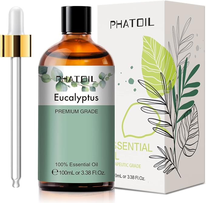 PHATOIL Pure Eucalyptus Essential Oil, 100% Pure Therapeutic Grade Premium Oil by PHATOIL