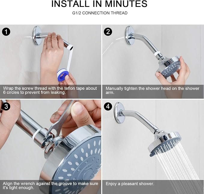 HOPOPRO 5-Mode High Pressure Shower Head - Image 7