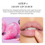 ANAI RUI Lip Therapy Set, Lip Scrub & Lip Mask, Overnight Hydrating Lip - Image 5