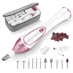 36-Piece Professional Manicure Pedicure Kit-Cordless Electric Nail File Kit by ISTON