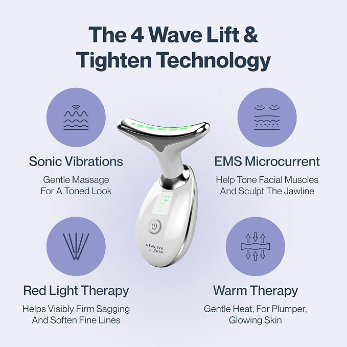 Renewa Skin Face & Neck Sculpting Tool Handheld Beauty Device - Image 3