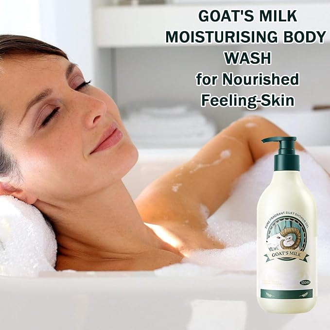 Goat Milk Body Wash, Foaming Bath - Image 7