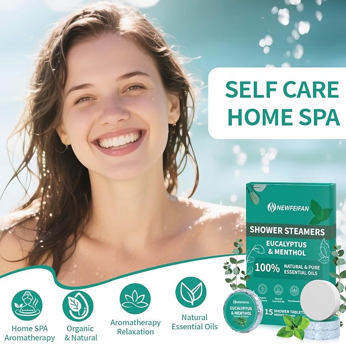 Shower Steamers Aromatherapy, 15 Pack Basket Set - Image 5