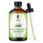 SVA Lemon Eucalyptus Essential Oil – 4 Fl Oz – 100% Natural Citriodora Oil by SVAORGANICS