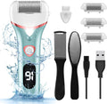 Electric Foot Callus Remover, Rechargeable Portable Electronic Foot File by Geopu