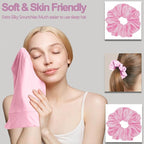 Sleep Cap Bonnet for Sleeping, Adjustable Cooling Ice Silk Lined Hair Bonnets - Image 4