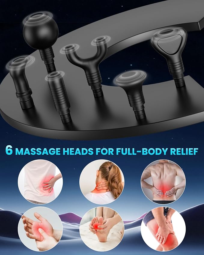 Massage Gun Deep Tissue, Portable Percussion Electric Muscle Massager - Image 5