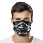 CSD Colo 30 Pcs Black Camo Disposable Face Masks, 3 Ply Adult Mask - Image 9
