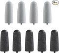 9 Pack Pedicures Replacement Heads, Electric Foot Callus Remover Roller Refills by ZABOUL