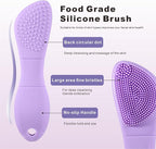 Blackhead Remover Tools, Silicone Face Scrubber Pore Cleaning Brush Mask - Image 3