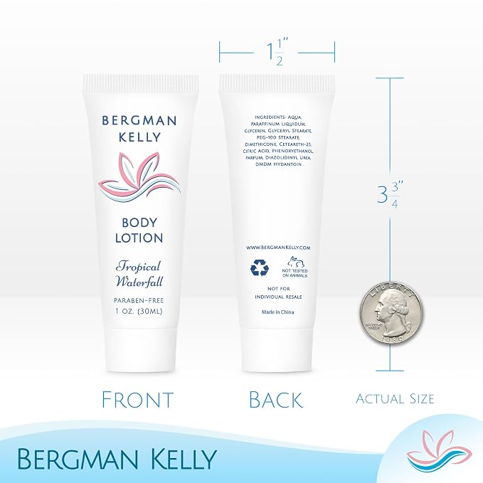 BERGMAN KELLY - Travel Size Lotion - 1 fl oz, 18000 PK, Tropical Waterfall - - Image 3