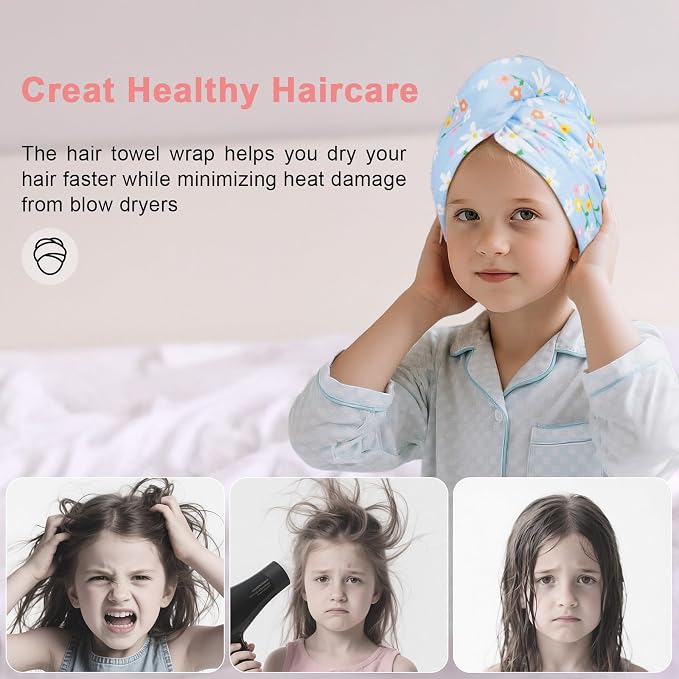 Unicorn Castle Microfiber Hair Towel - Image 5