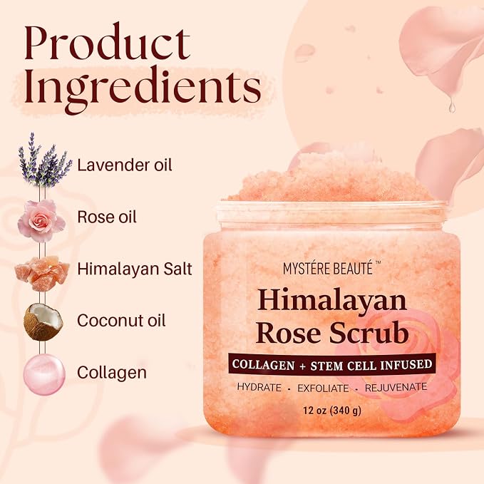 MYSTÉRE BEAUTÉ Himalayan Salt Body Scrub - Image 4