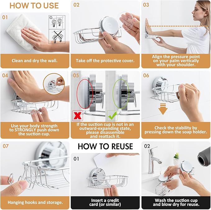 LEVERLOC Soap Holder Shower - Image 5