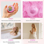 CalmNfiz Bath Bombs for Women, Natural Bubble Bathbombs - Image 5