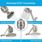 Yodel Shower Filter with 6 Cartridge Brushed Nickel - Image 5