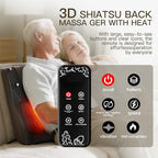 Back Massager with Heat, 4D Kneading Electric Massager - Image 4