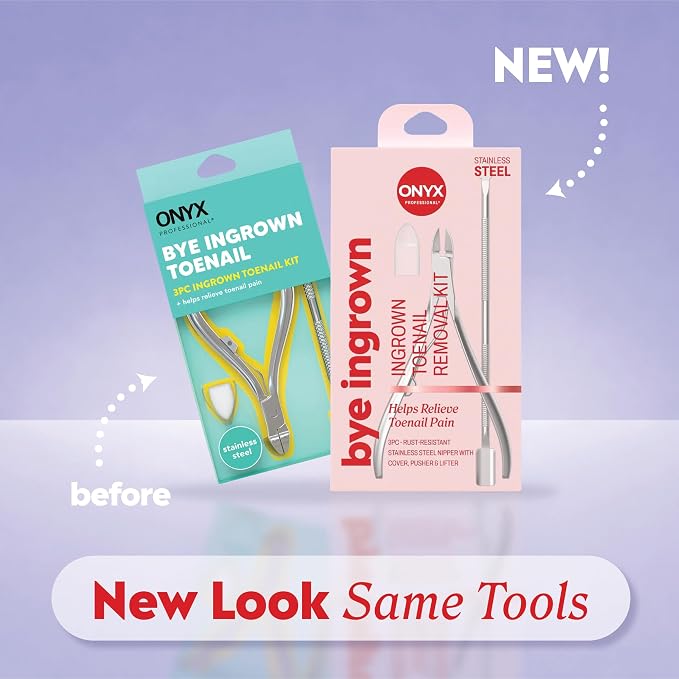 Onyx Professional 3 Piece Thick Toenail Grooming Kit - Image 3