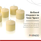 French Vanilla Scented Votive Candles, Scented 10 Hour Burn Time - Image 2