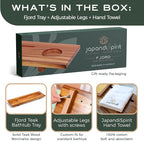 Teak Bathtub Tray for Tub 29” | Bath Tub Tray Wood for Small Tubs, Bath Tray - Image 9