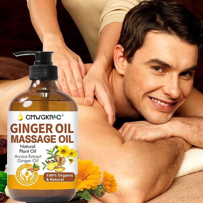 2 Pack Ginger Oil Lymphatic Drainage Massage, Belly Drainage Ginger Oil-Warming - Image 6