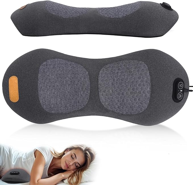 3 in 1 Back Massager, Electric Lumbar Support Pillow Heat Vibration Massage by Unknown