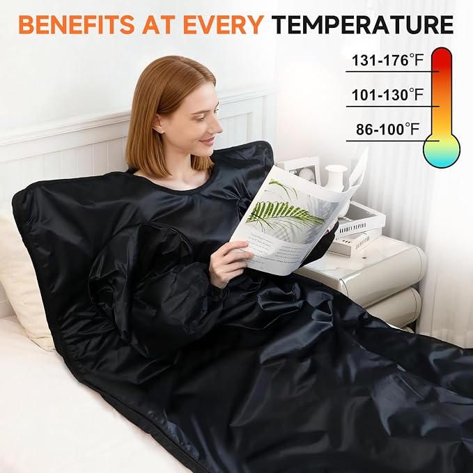 Bitlyle Sauna Blanket with Arm Sleeves - Image 6
