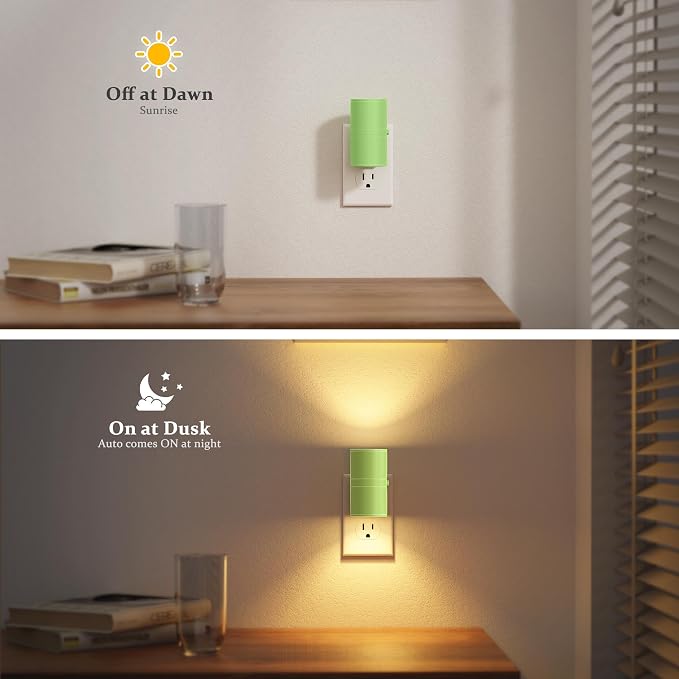 JandCase Night Lights Plug into Wall, Dimmable Night Light Plug in - Image 3