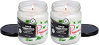 Peppermint Two Pack Odor Eliminating Highly Fragranced Candle - Image 2