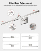 VONLUCE 36" LED Bathroom Vanity Light, 3CCT Modern LED Vanity Lights - Image 4