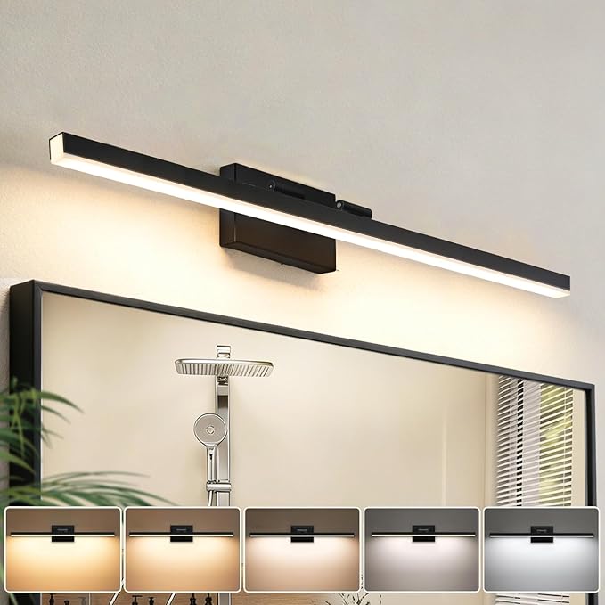 IZORRO Modern Bathroom Vanity Light 40 inch, 32W Dimmable Led Bathroom Light by IZORRO