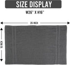 24 Pack Dark Grey Hand Towel 100% Cotton Spa Towel – 16x27 inches Highly - Image 2