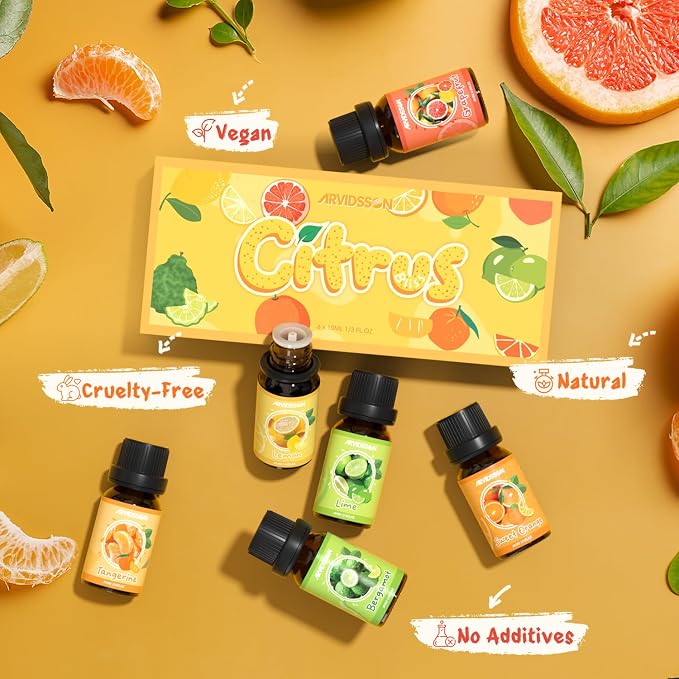 ARVIDSSON Citrus Essential Oils Set, Natural Fruit Essential Oil - Image 5