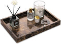 Marble Bathroom Vanity Tray, Natural Luxury Vanity Home Kitchen Bathroom Table by HESHIBI