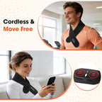 Cordless Neck Heating Pad Massager, 3000mAh Rechargeable Neck Massager - Image 6