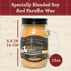 Our Own Candle Company, Morning Coffee Scented Mason Jar Candle, 100 Hour Burn - Image 4