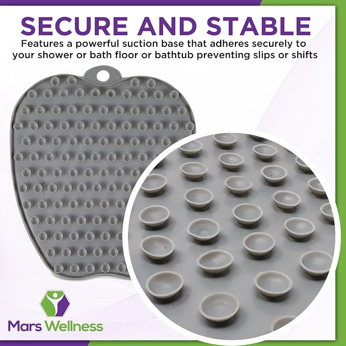 MARS WELLNESS Shower Foot Scrubber and Massager - Image 5