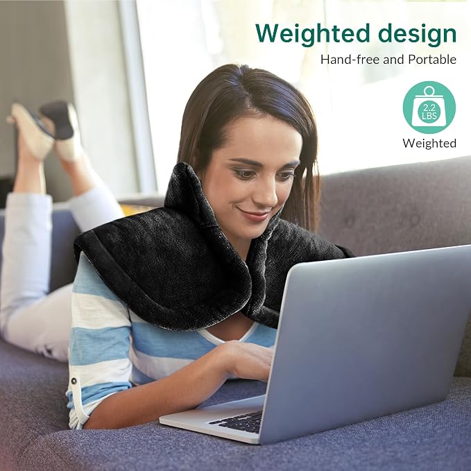 Heating Pad for Neck and Shoulders and Back, Heated Pad for Back Pain Relief - Image 6