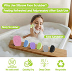 2 PCS Face Scrubber, Soft Silicone Face Exfoliator - Image 6