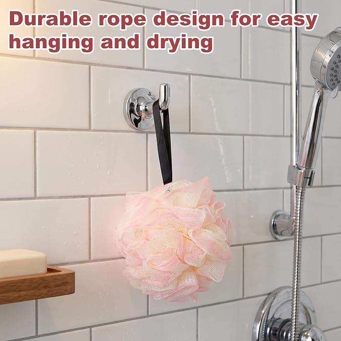 2 Pack Loofah Sponge Shower Loofahs - Image 3